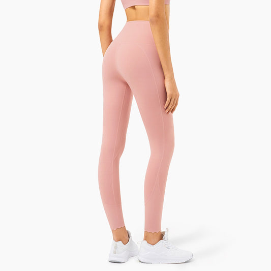 New Support Nude Feeling Arbitrary Cut Waist Peach Hip Sports Fitness Women Sport Plus Size High Quality Yoga Pants