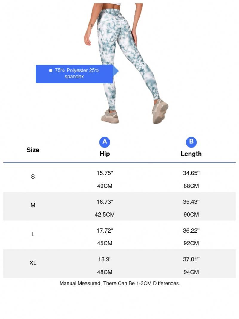 Spot Casual Jogger Trousers For Women Eu Digital Printed Tie Dye Hip Yoga Pants Sports Running Fitness