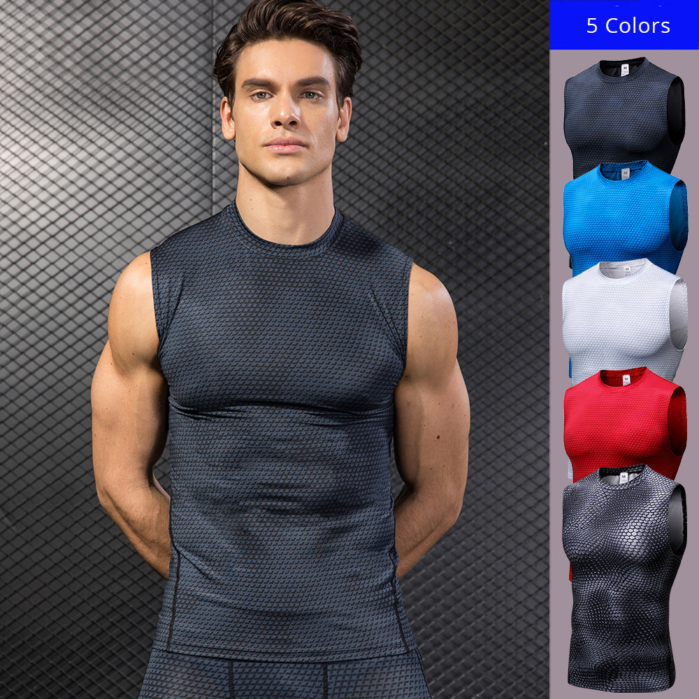 Fitness Vest Singlet Sportswear Workout Muscle Gym Tank Top For Men