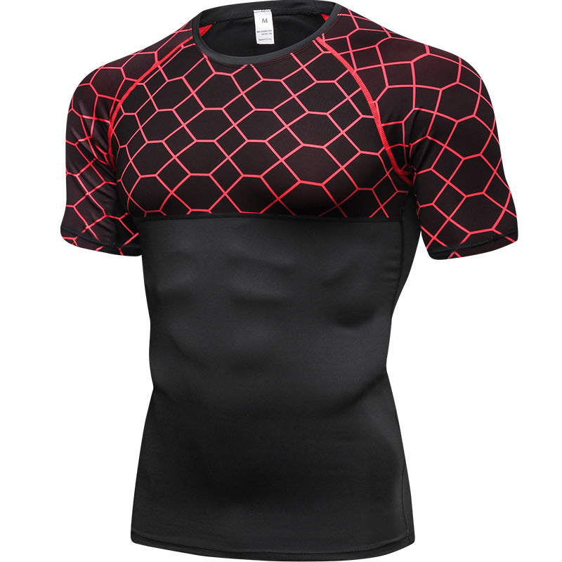 Gym Athletic T-shirt Bodybuilding Men Fitness T Shirt