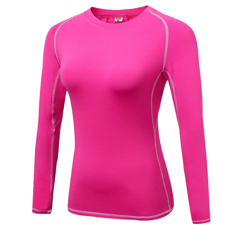 Wholesale Custom Long Sleeve Fitted T-Shirt Women Training Compression Sleeveless Quick Drying